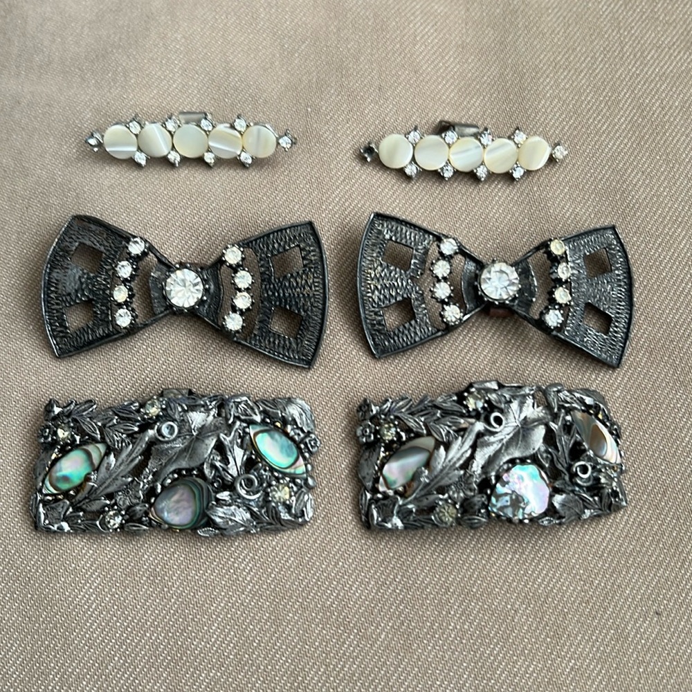 Vintage fancy shoe clips